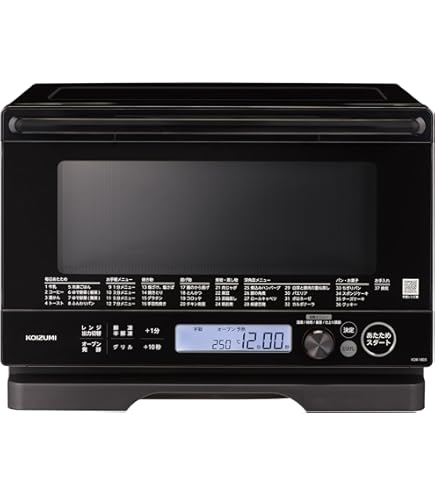 Amazon | KRD-183D/K(ブラック) 土鍋付き電子レンジ 18L | コイズミ